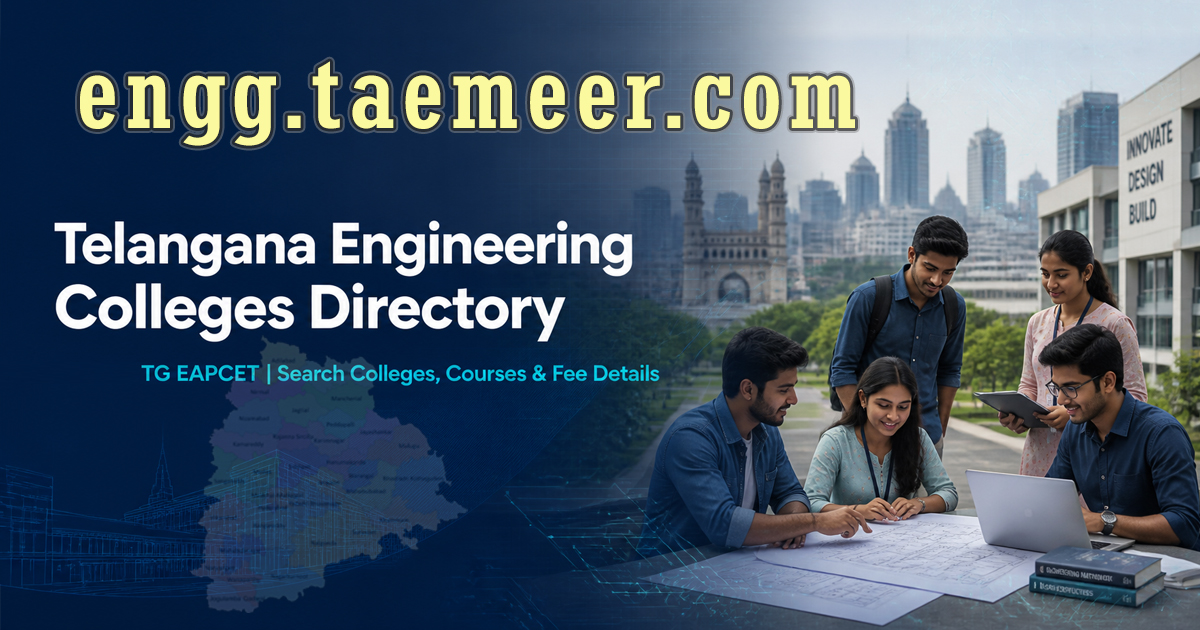 C M R COLLEGE OF ENGG AND TECHNOLOGY (CMRK) - Telangana Engineering ...